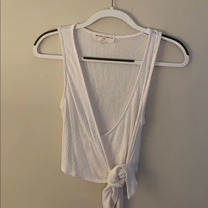 UO Wrap tank top with side tie